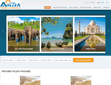 Tablet Screenshot of amithtours.com